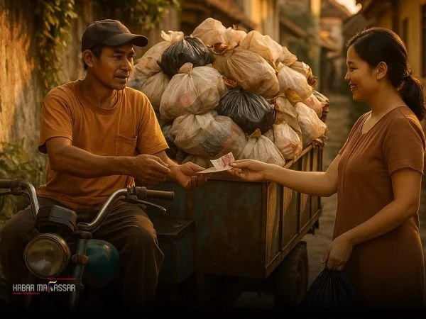 Ilustrasi iuran sampah (Dok : KabarMakassar).
