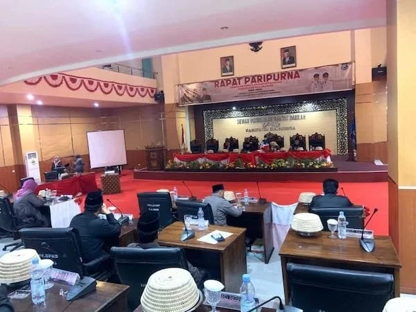 Suasana Rapat Paripurna DPRD Bulukumba.