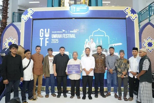 Pembukaan Garuda Indonesia Umrah Travel Festival (GUTF) 2025, (Dok: Ist).