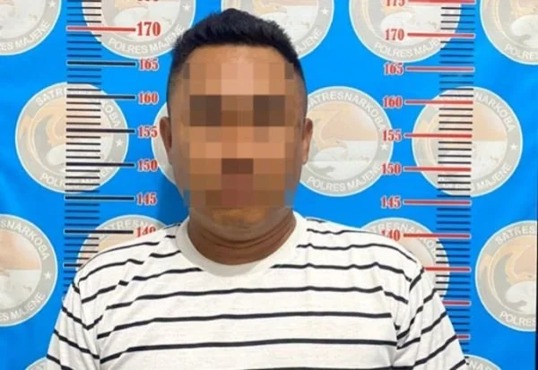 Pelaku yang berhasil diamankan Polisi (Dok : Ist).