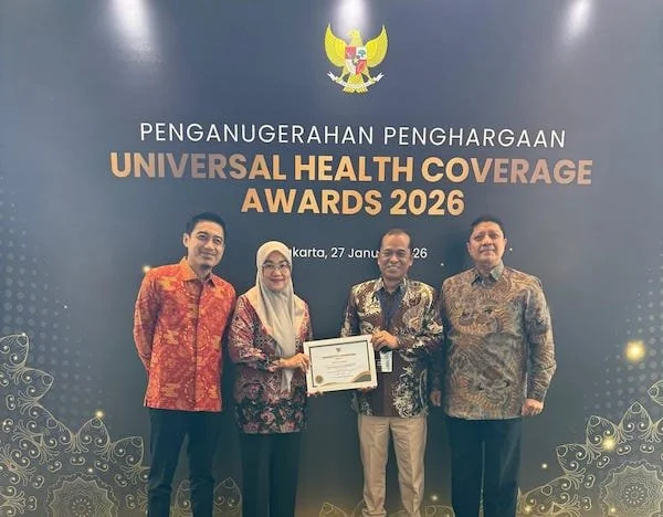 Suasana Penerimaan Penghargaan Universal Health Coverage (UHC) Award 2026, (Dok: Ist).