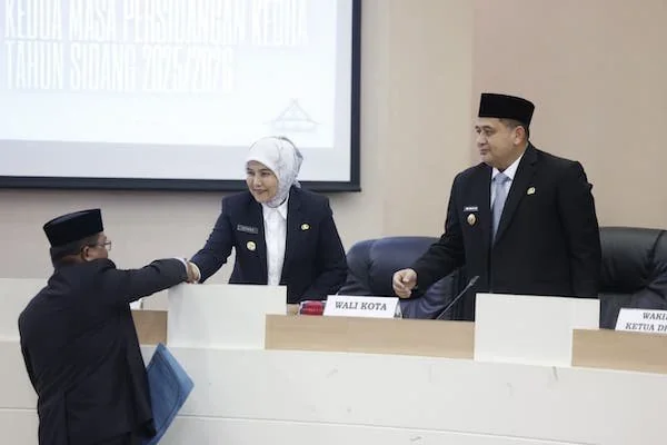 Wakil Wali Kota Makassar, Aliyah Mustika Ilham saat Rapat Paripurna, (Dok: Ist).
