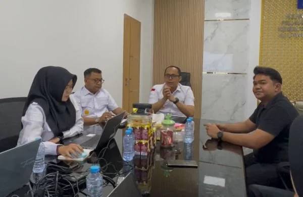 Max One Hotel Makassar berkoordinasi dengan Kantor Wilayah Kementerian Hukum Sulawesi Selatan (Dok : Ist).