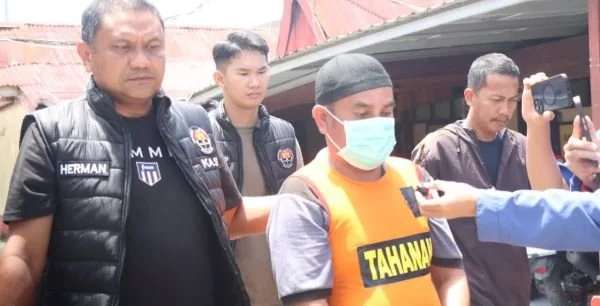 Pelaku diamankan polisi. (Dok: Ist)