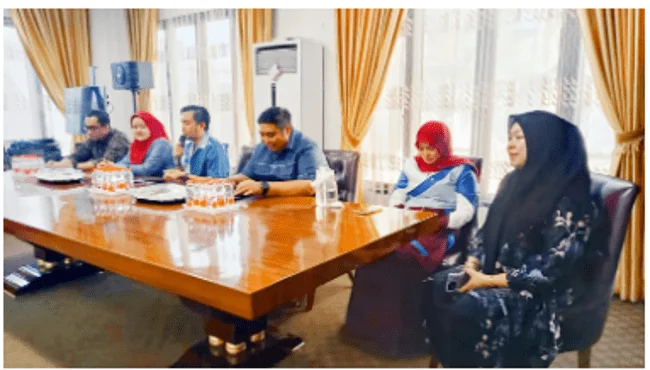 Kunjungan Lapangan Tim Verifikasi Kabupaten/Kota Sehat Pusat di Rujab Bupati