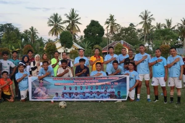 Hari Bhayangkara Ke-78, Polres kabupaten Sinjai kembali menyelenggarakan acara Tour Sepak Bola Kamtibmas (Dok : ist).