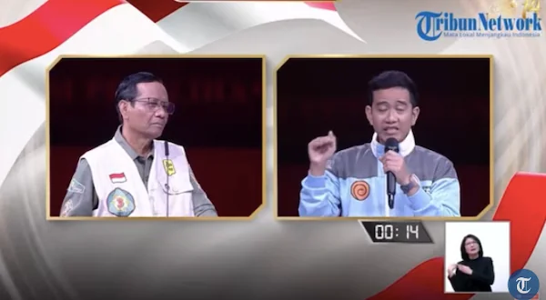 Mahfud MD dan Gibran