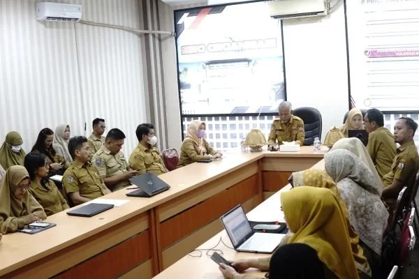 Koordinasi dan persiapan Asistensi Implementasi Lingkup Pemprov Sulbar yang dilaksanakan Biro Organisasi Sekretariat Daerah Sulbar (Dok : Ist).