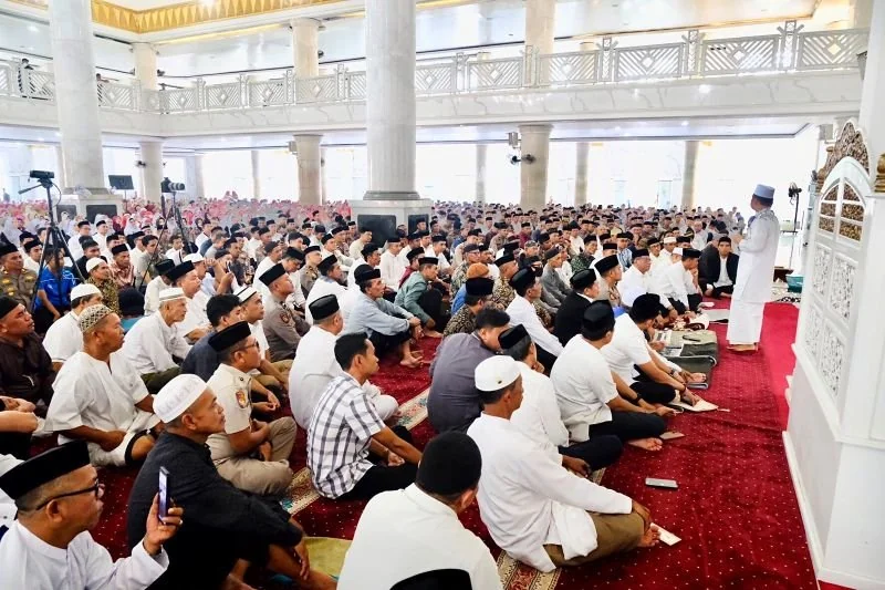 Tausiah, Zikir dan Doa Kebangsaan di Masjid Agung Syekh Yusuf Kabupaten Gowa (Dok: Ist)
