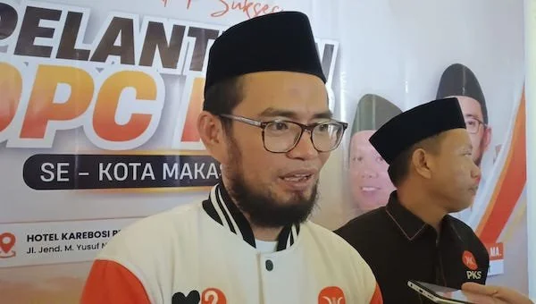 Ketua DPD PKS Kota Makassar, Andi Hadi Ibrahim Baso (Dok: Sinta KabarMakassar).