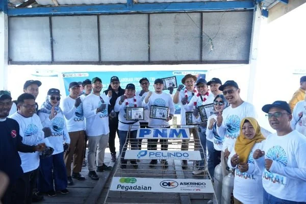 Pelindo Regional 4 bersinergi bersama dengan BUMN lainnya dalam konservasi terumbu karang (Dok: Ist)