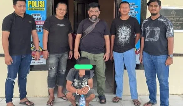 Satu Pelaku pencurian sawit di Tommo berhasil di ringkus Polisi(dok:ist)