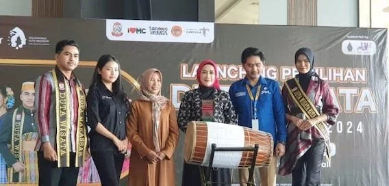 Launching Pemilihan Duta Wisata Makassar Kota 2024, di Phinisi Point Makassar. Foto IST
