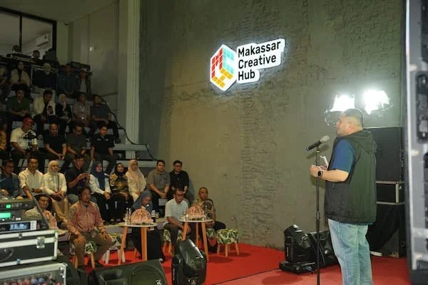 Wali Kota Makassar Munafri Arifuddin saat Memberikan Sambutan di Peresmian MCH Kedua di Jalan Nusantara (Dok: Ist).