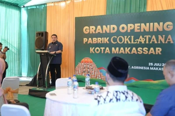 Sambutan Sekaligus Meresmikan Pabrik PT Agrinesia Raya, (Dok: Ist).