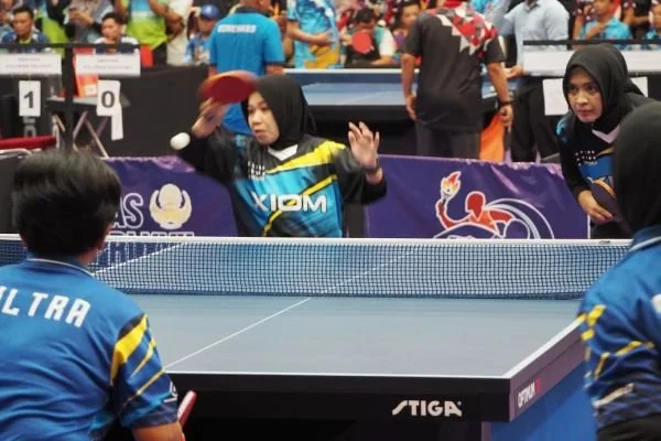Tim Tenis Meja Putri Sulsel di Pornas Korpri XVII 2025 (Dok : Ist).