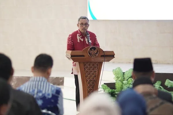 Bupati Jeneponto, Paris Yasir saat membuka acara Forum Konsultasi RPJMD