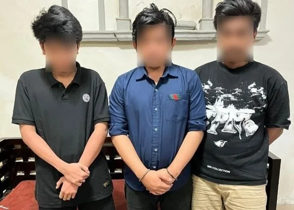 Pelaku diringkus polisi. (Dok: Ist)