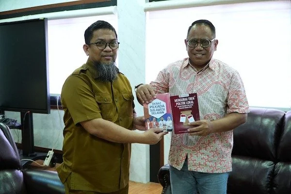 Audiens KPU Sulsel dan Disdik Sulsel, (Dok: Ist).