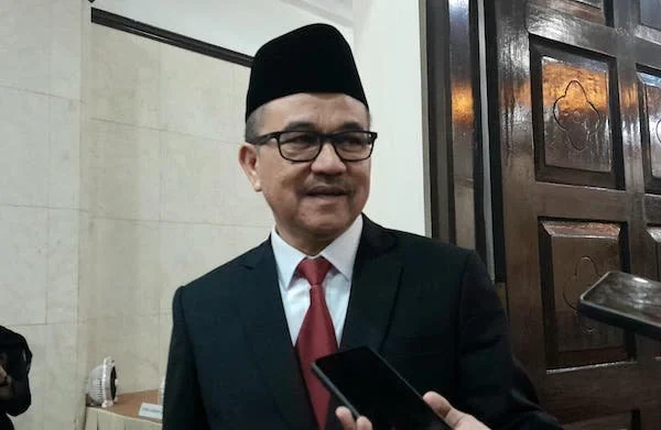 Sekprov Sulsel Jufri Rahman di Kantor Gubernur Sulsel (Dok: Nofi KabarMakassar)