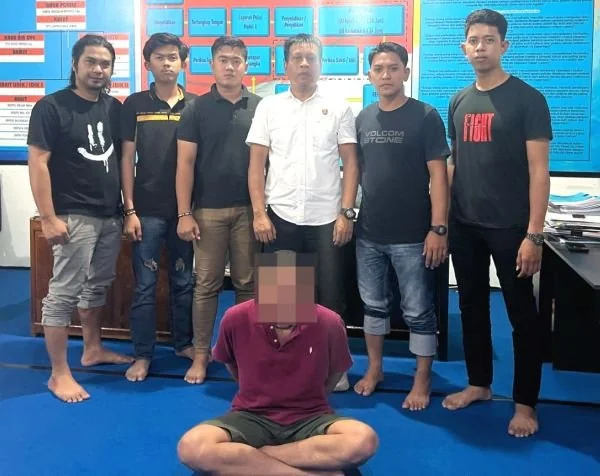 SatResnarkoba Polres Majene saat berhasil meringkus pelaku pengedar narkoba (Dok : Ist).