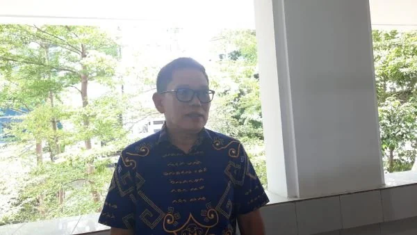 Kepala Dinas Pendidikan Kota Makassar, Muhyiddin saat ditemui di Balai Kota, Kamis (14/3)