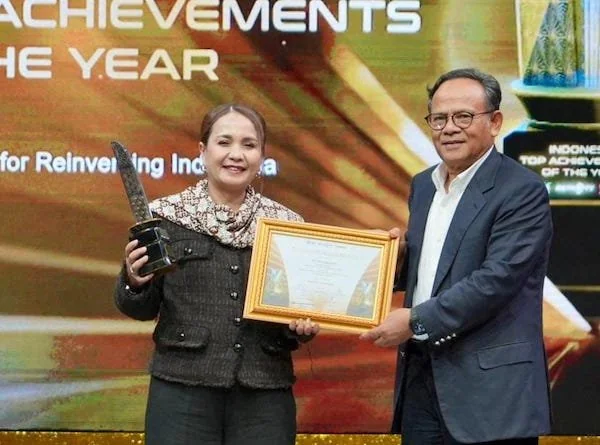 Pegadaian sabet penghargaan Excellence in Customer-Centric Transformation in Financial Services 2026 dan Excellence in Inclusive Finance Leadership 2026 (Dok: Ist)