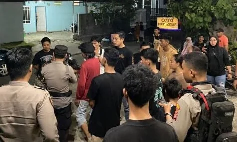 Tempat kejadian perkara dugaan pengrusakan rumah di Jalan Abd Wahab Asasi, Mamuju (dok:ist)