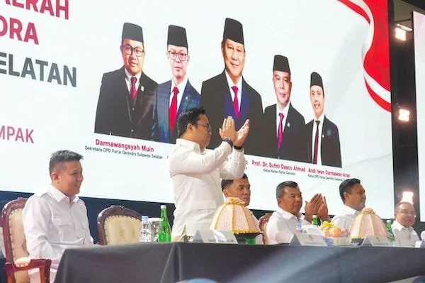 Rakorda Partai Gerindra (Dok: Ist).