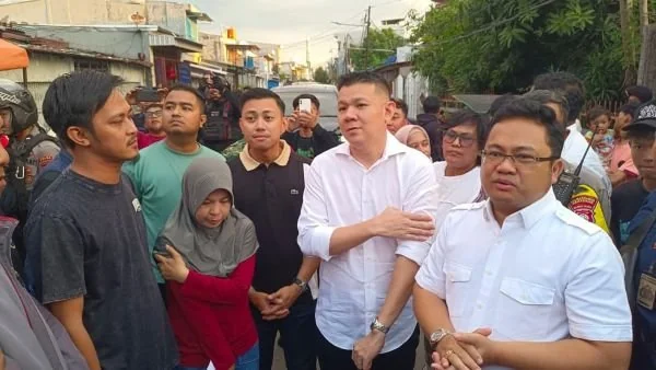 Partai Gerindra Sulawesi Selatan (Sulsel) Salurkan Bantuan Korban Perang Kelompok Tallo, (Dok: Sinta KabarMakassar).
