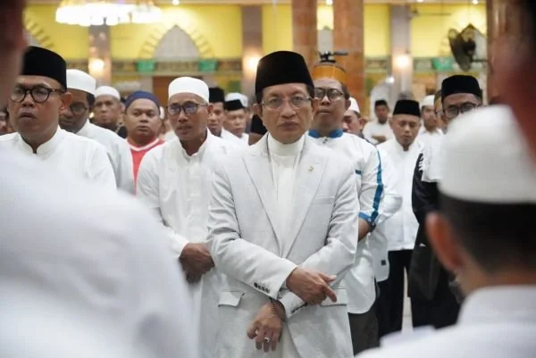 Menag di kegiatan “Dzikir Akbar, Doa, dan Tausiyah Hari Amal Bakti (HAB) ke-80 Kementerian Agama RI”. (Dok: Ist)