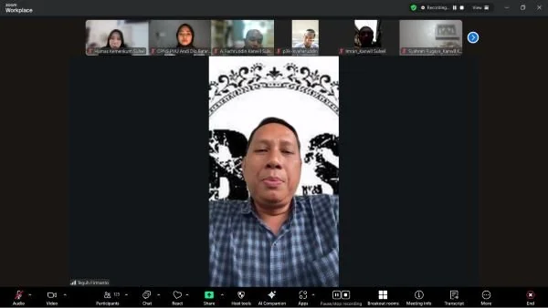 Kantor Wilayah Kementerian Hukum Sulawesi Selatan (Kanwil Kemenkum Sulsel) melaksanakan pengarahan internal. Dok. Ist