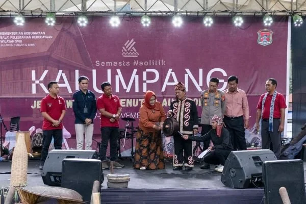 Event Lokal Semesta Neolitik yang dilaksanakan di Kecamatan Kalumpang, Kabupaten Mamuju. Dok. Ist