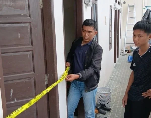 Pengamanan lokasi kejadian oleh tim DVI Polda sulsel. (Dok: Ist)