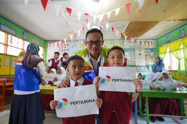 Pertamina Energi Negeri (PEN) 7.0 hari ini serentak dilaksanakan di 75 titik sekolah dasar di Indonesia (Dok : Ist).