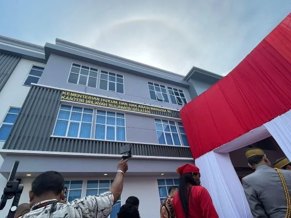 Kantor Baru Kemenkumham Sulsel (Dok : Andini KabarMakassar).