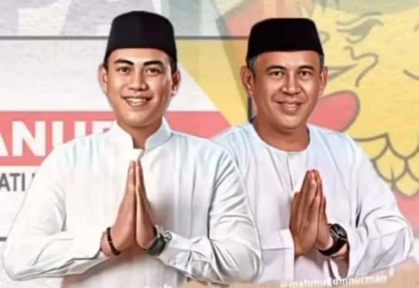 Pasangan kandidat Pilkada Enrekang 2024 Mitra Fakhruddin dan Mahmuddin (Dok : Int).