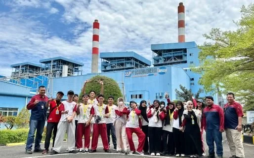 Siswa SMA Bosowa School Makassar Kunjungi PLTU Bosowa Jeneponto, (Dok: Ist)