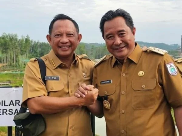 Pertemuan antara Pj Gubernur Sulbar bersama Mendagri Tito Karnavian (Dok : Ist)