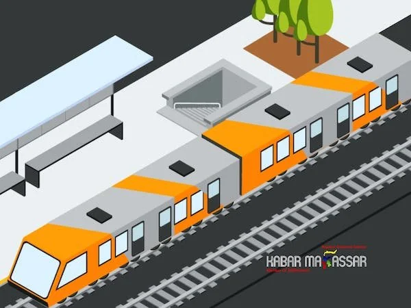 Ilustrasi kereta api (Dok: KabarMakassar)