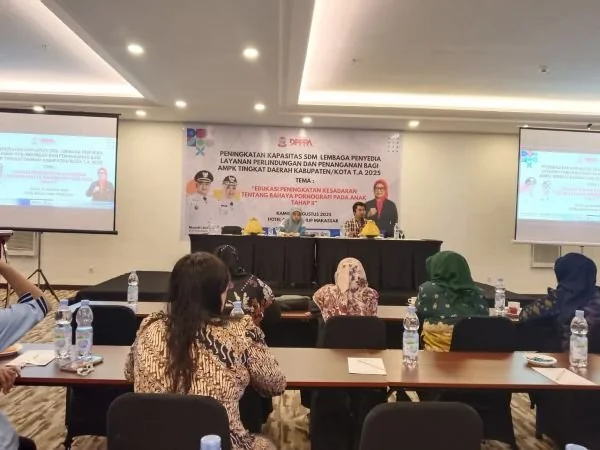 Agenda Peningkatan SDM Lembaga Penyedia Layanan Perlindungan, (Dok: Sinta KabarMakassar).