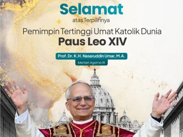 Selamat atas Terpilihnya Paus Leo XIV (Dok : ist).