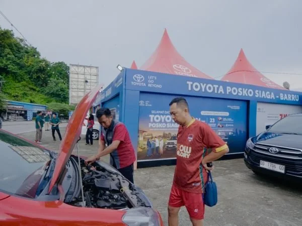 Dengan Layanan Posko Siaga, Kalla Toyota memastikan pelanggan dapat melakukan perjalanan dengan tenang (Dok: Ist)