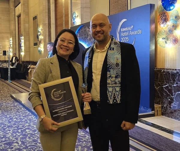 Hotel Gammara Makassar meraih penghargaan Exceptional Guest Experience Premium 2025 dari Traveloka (Dok: Ist)