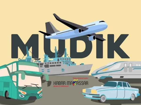 Ilustrasi Mudik Lebaran (Dok : KabarMakassar).