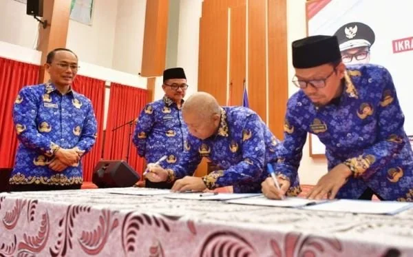 Penandatangan Pakta Integritas ASN Lingkup Pemprov Sulsel (Dok: Ist).