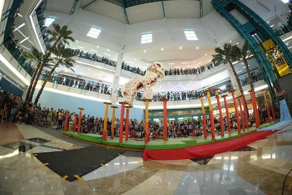 Atraksi budaya Barongsai yang digelar di MaRI dan Nipah Park (Dok: Ist)