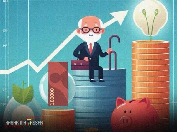 Ilustrasi aset dana pensiun (Dok : KabarMakassar).