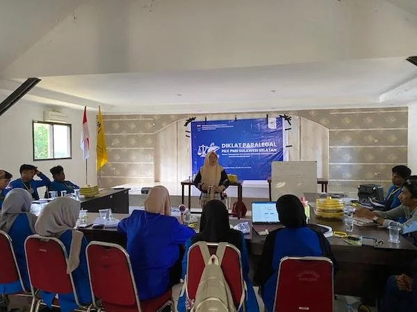 Bawaslu Sulsel saat Pelatihan Diklat Paralegal 4-8 Februarı 2026 di kabupaten Bone (Dok: Ist).