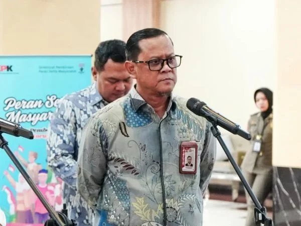 Deputi Bidang Pendidikan dan Peran Serta Masyarakat Komisi pemberantasan Korupsi (KPK), Wawan Wardiana (dok. Syamsi/KabarMakassar)